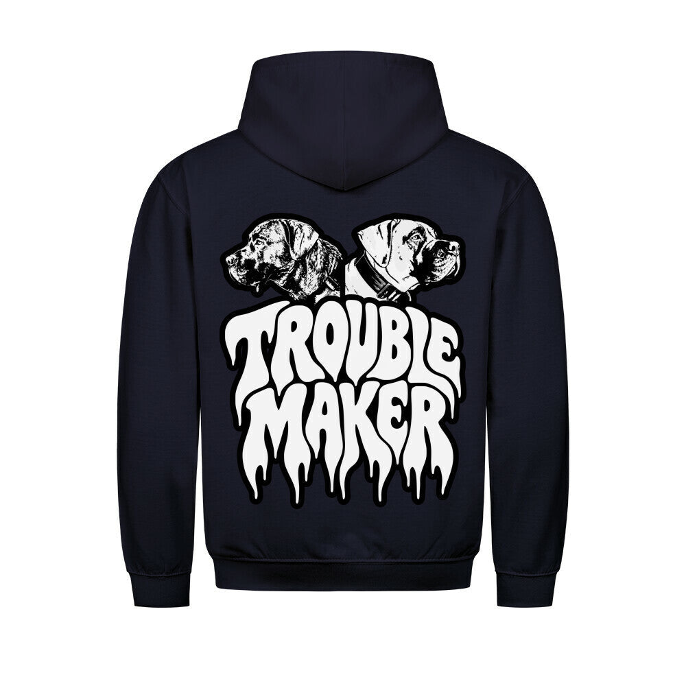 Trouble Hoodie - Mit Ärmeldruck - artkore