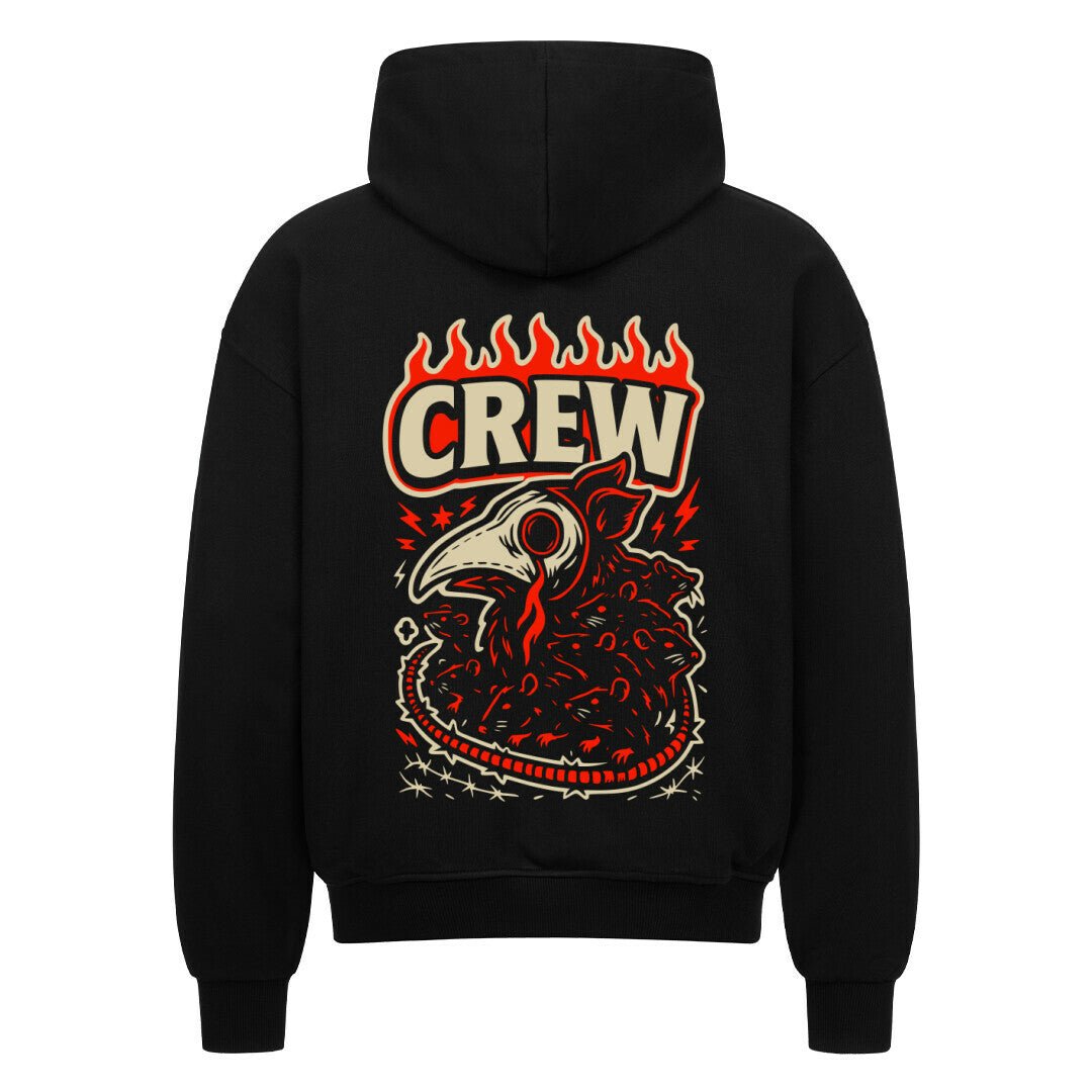 Crew Oversized Zipper Hoodie - artkore