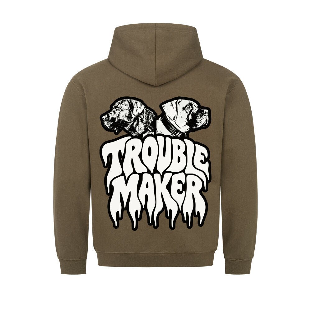 Trouble Hoodie - Mit Ärmeldruck - artkore